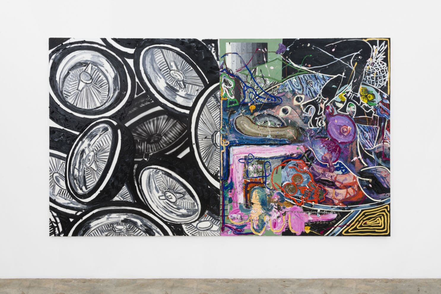 Review: Call it whiplash painting. Ricochet inside the high-octane art of Alex Becerra