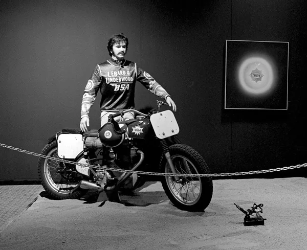 Installation view, Billy Al Bengston, Los Angeles County Museum of Art, 1968