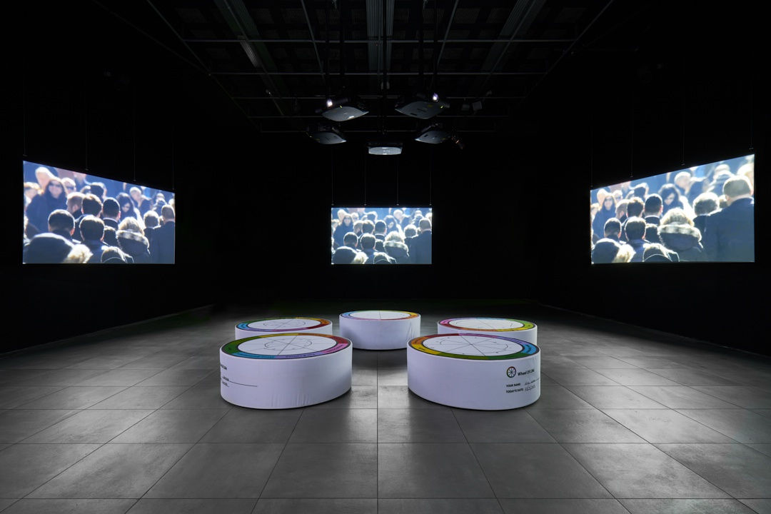 In Real Life, 2019. Five-channel video installation 16:30 minutes. Image courtesy Rob Battersby, FACT Liverpool