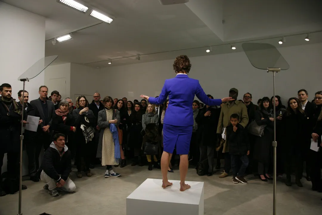 Stand Behind Me, 2013. Performance documentation image