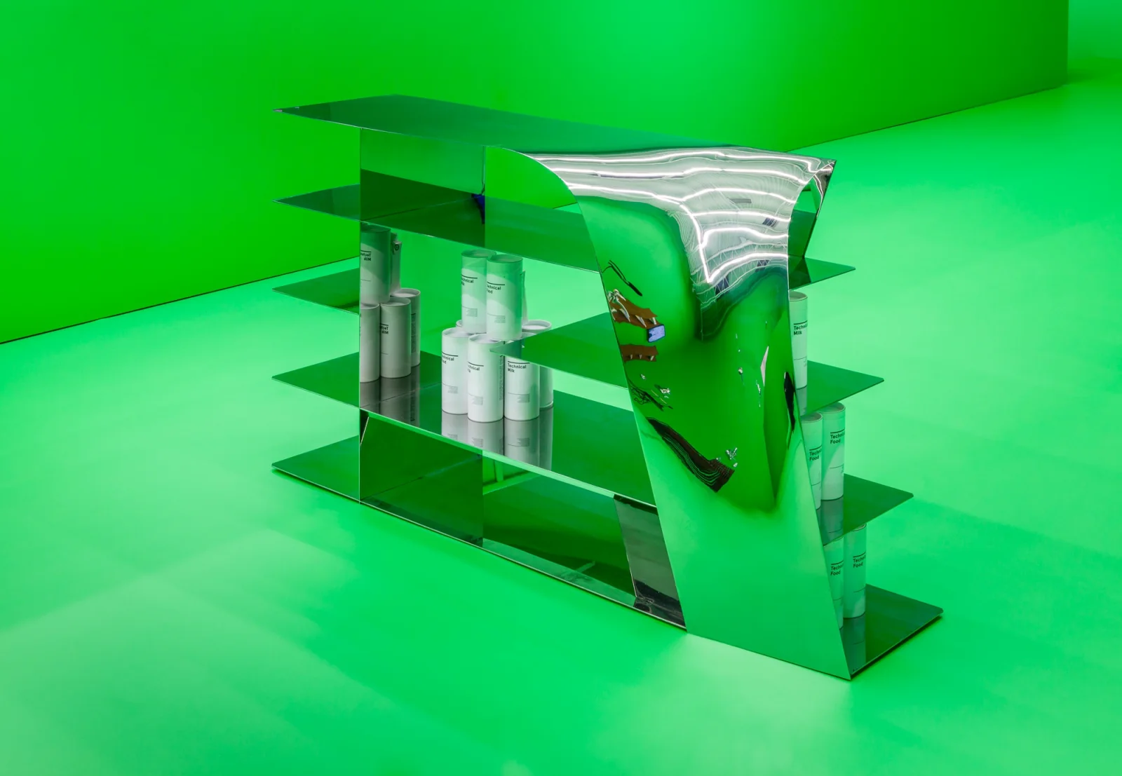 Sean Raspet x Soylent x Pantone x Swiss Institute, 2015 (installation view), Swiss Institute, New York, NY