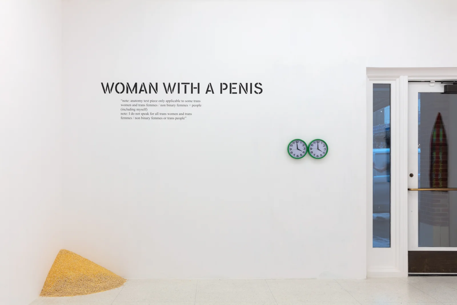 Installation view